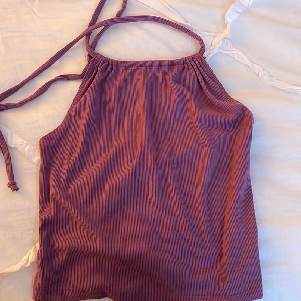 Purple halter